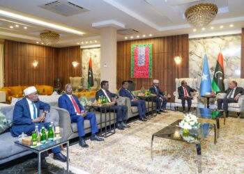 MW Xasan Sheekh oo si diiran loogu soo dhaweeyay Tripoli